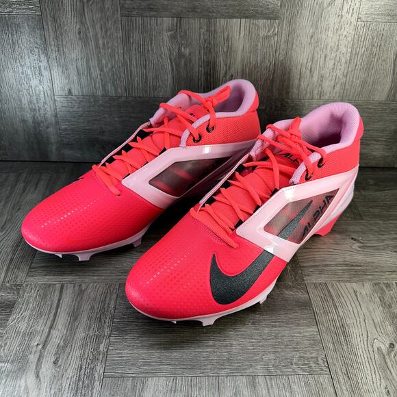 Nike Alpha Menace 4 Pro NRG Football Cleats Men's 9 Racer Pink Grey - Picture 2 of 8